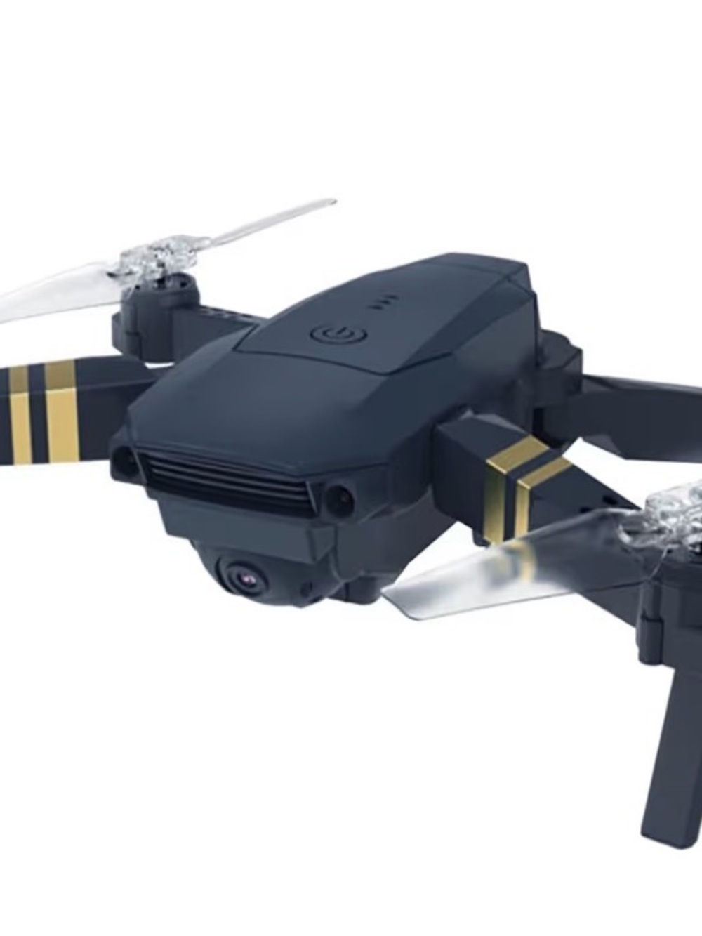 Foldable Aerial Drone with HD Camera - Black and Gold Accents